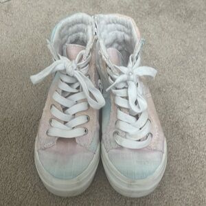 Roxy pastel tye dye girls sneakers size 1